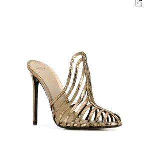 Alevi Milano Alessandra Gold Heels
